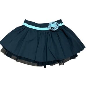 Tara JARMON Target Women’s Jr. SZ 3 Mini Skirt Flower Tulle Lined Zip Stretch